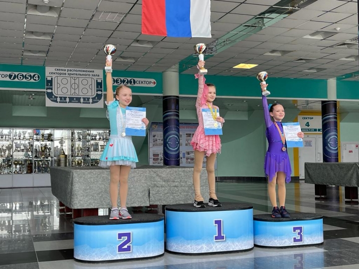 Фигуристки «Айсберга» успешно выступили на Кубке Рязанской области 