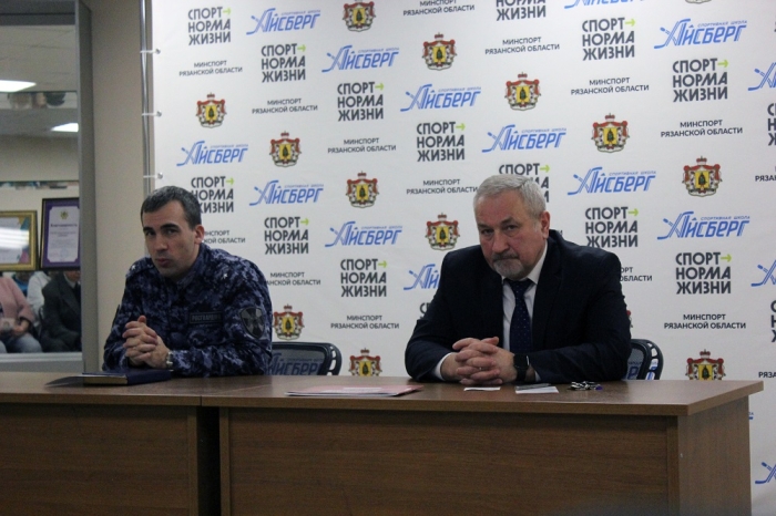 В «Айсберге» прошло учебное занятие с сотрудником Управления Росгвардии по Рязанской области 