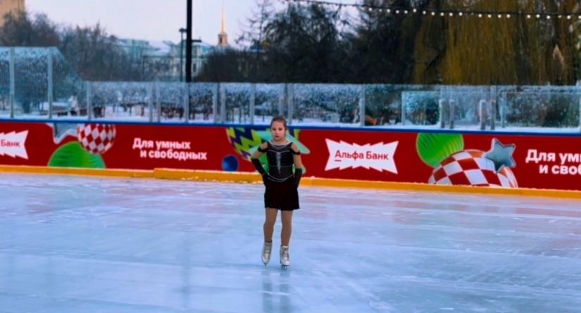 Торжественное открытие сезона на катке Лыбедского бульвара! 