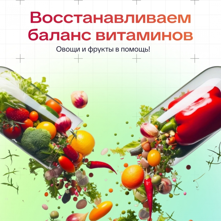 Восстановление баланса витаминов!